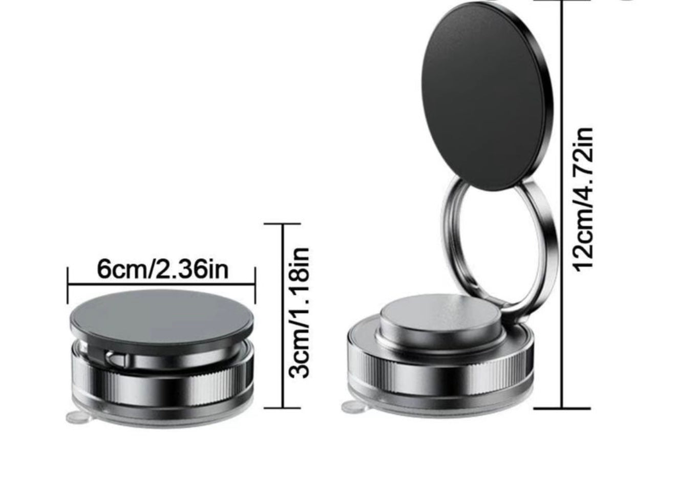 Mag safe Suction cup magnetic bracket