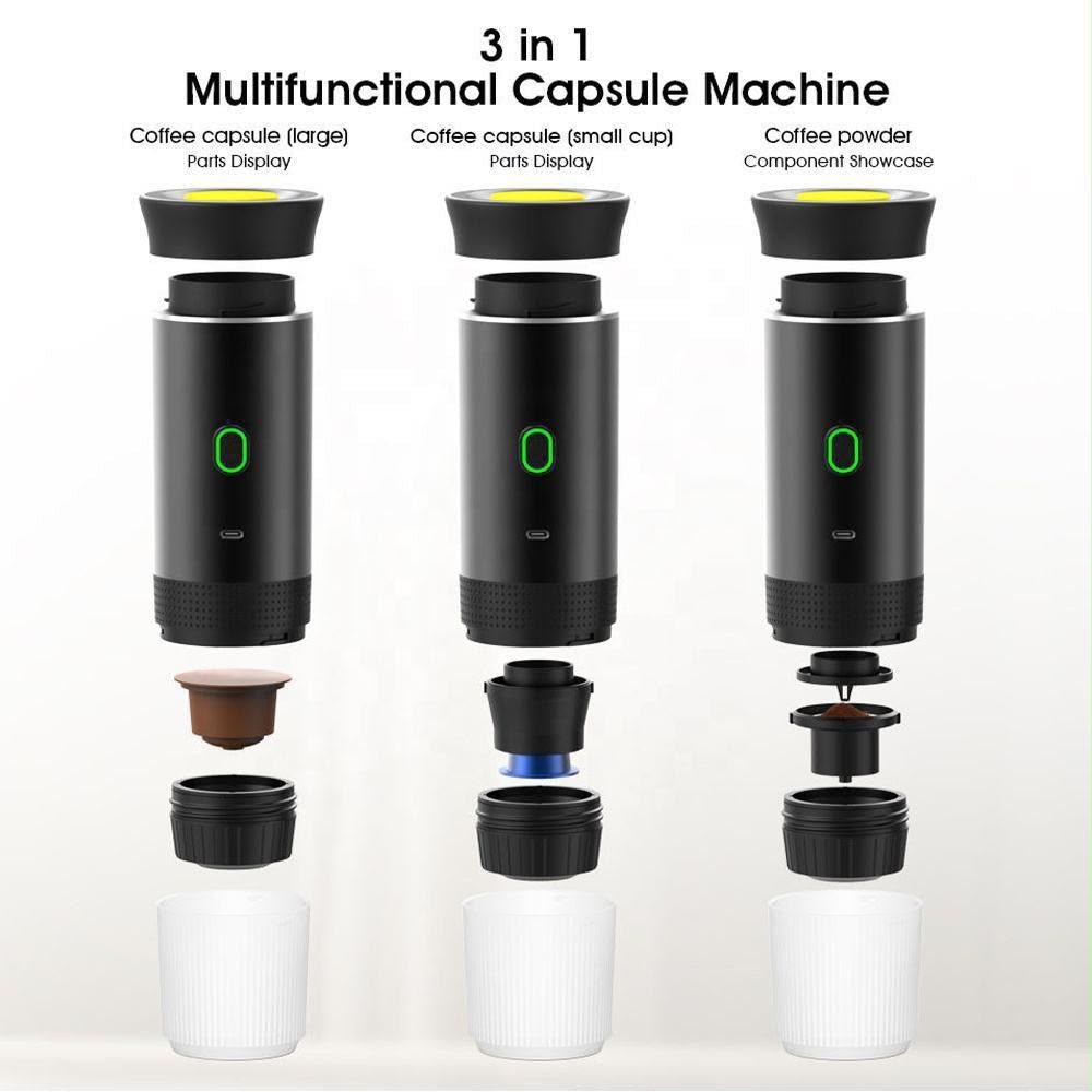 3-in-1 Portable Espresso Machine – Café Caliente Donde Quieras