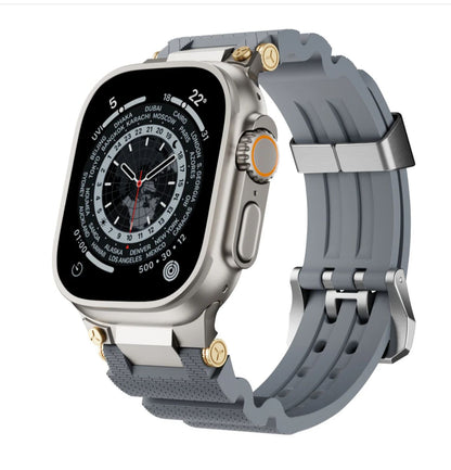 Apple Watch Band Men Titanium and Black