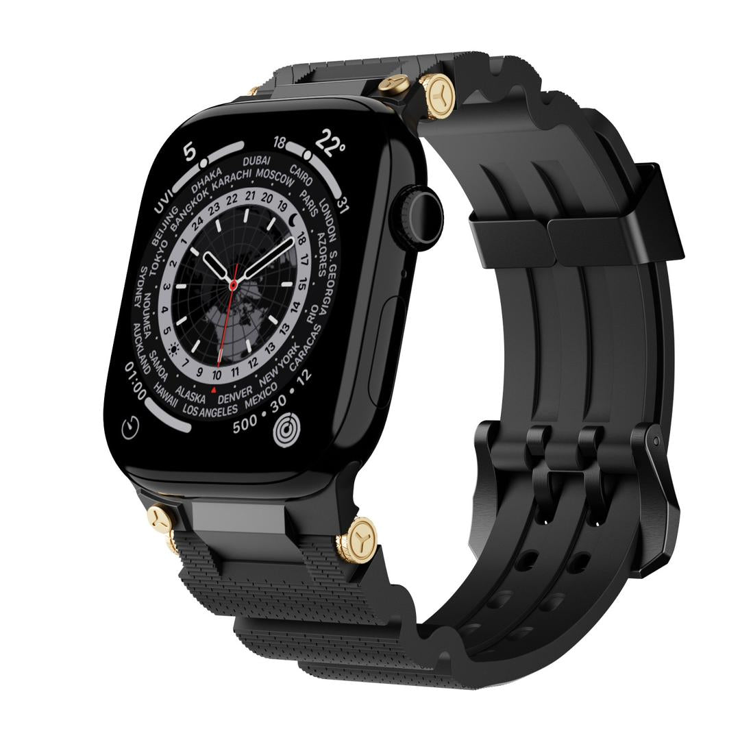 Apple Watch Band Men Titanium and Black