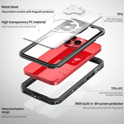 Water Proof Case Pepper Iphone 13-16 Series