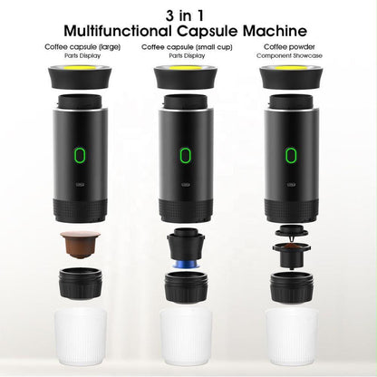 3-in-1 Portable Espresso Machine – Café Caliente Donde Quieras